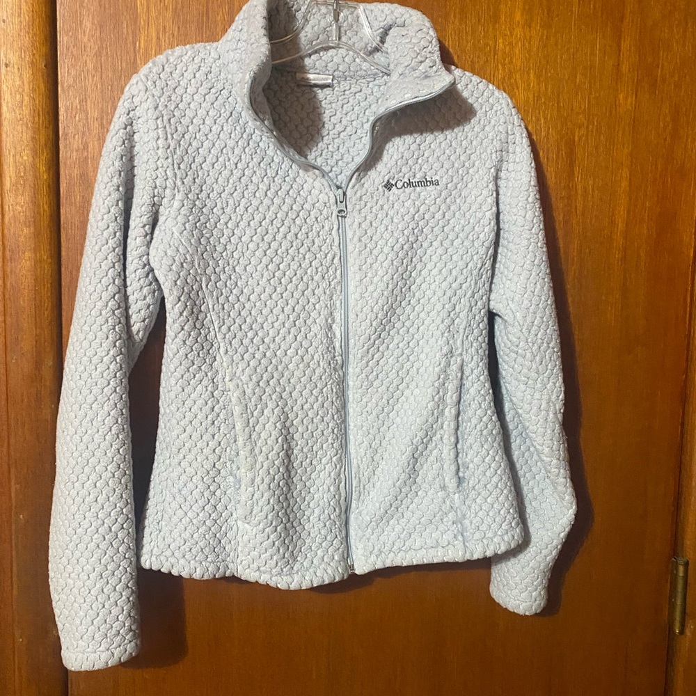 Columbia Light Blue Women's Teddy‎ Fleece Full-Zip Jacket